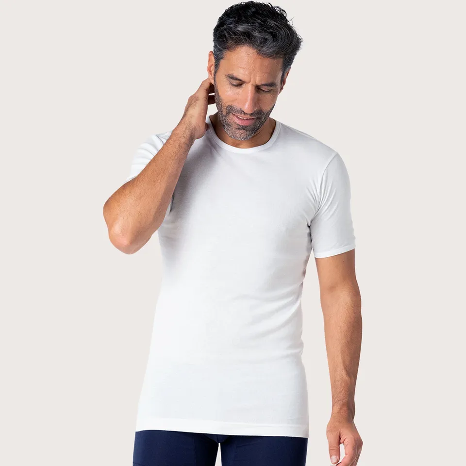 eminence-tee-shirt-col-rond-manches-courtes-homme-308-pur-coton-fait-en-france image 1