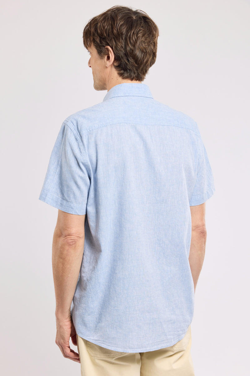 armor-lux-chemise-manches-courtes-homme-coton-lin-coupe-confort image 4