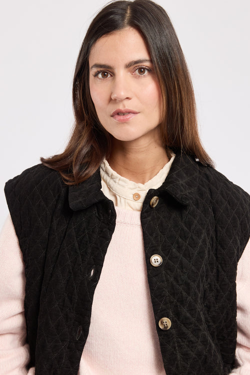 armor-lux-veste-sans-manches-h-ritage-femme-velours-matelass-2 image 4