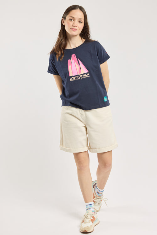 armor-lux-t-shirt-femme-coupe-ample-route-du-rhum-coton image 4