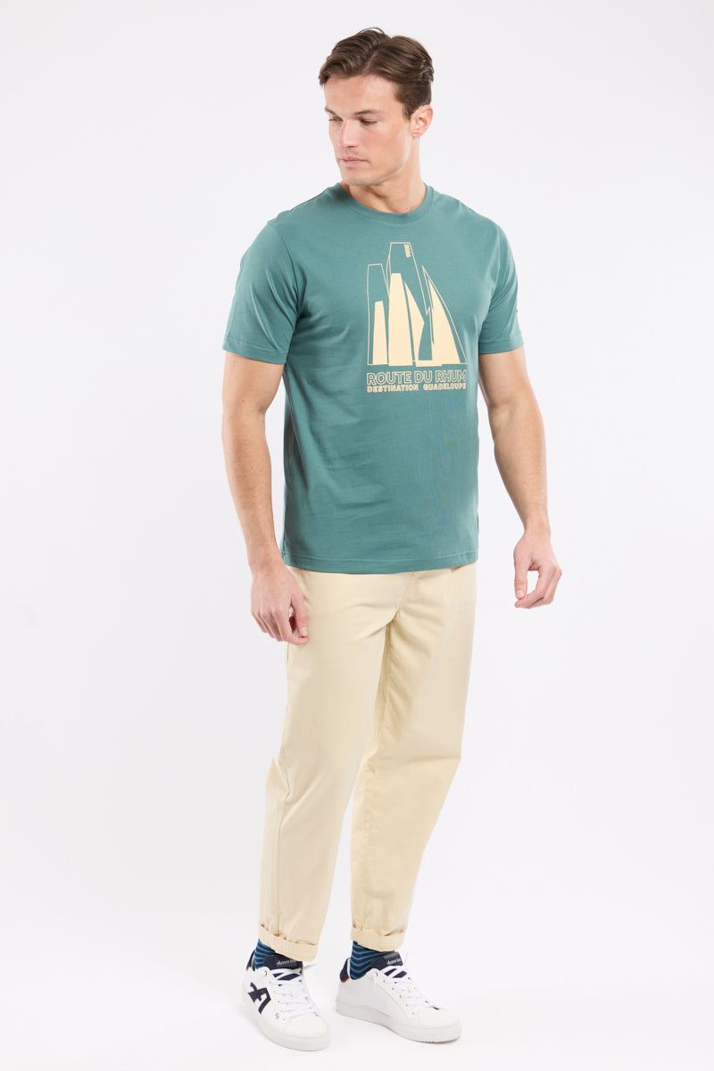 armor-lux-t-shirt-route-du-rhum-destination-guadeloupe-coton-homme image 3