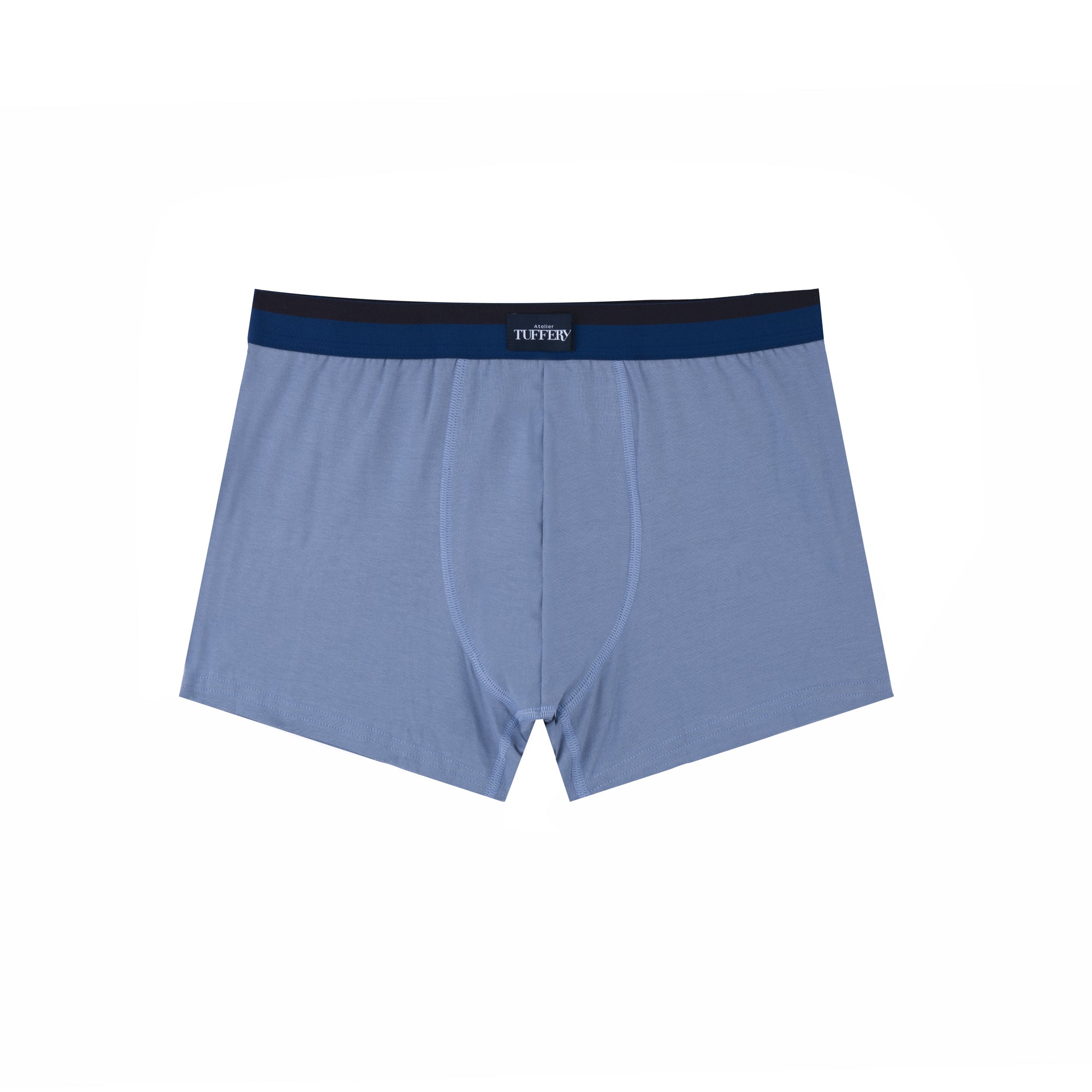 atelier-tuffery-boxer-homme-bleu-clair-coton-bio image 1