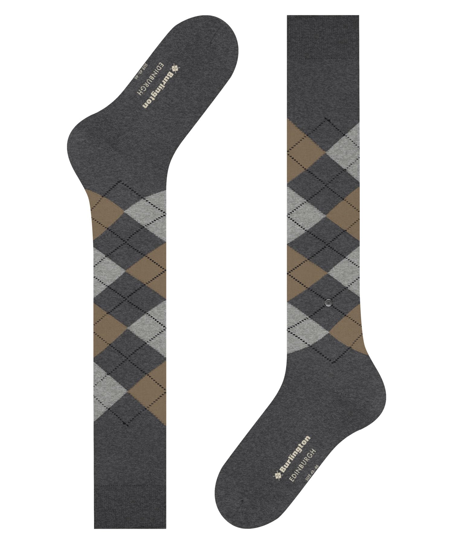 burlington-edinburgh-chaussettes-longues-homme-laine-gris-dark-grey-40-46 image 6