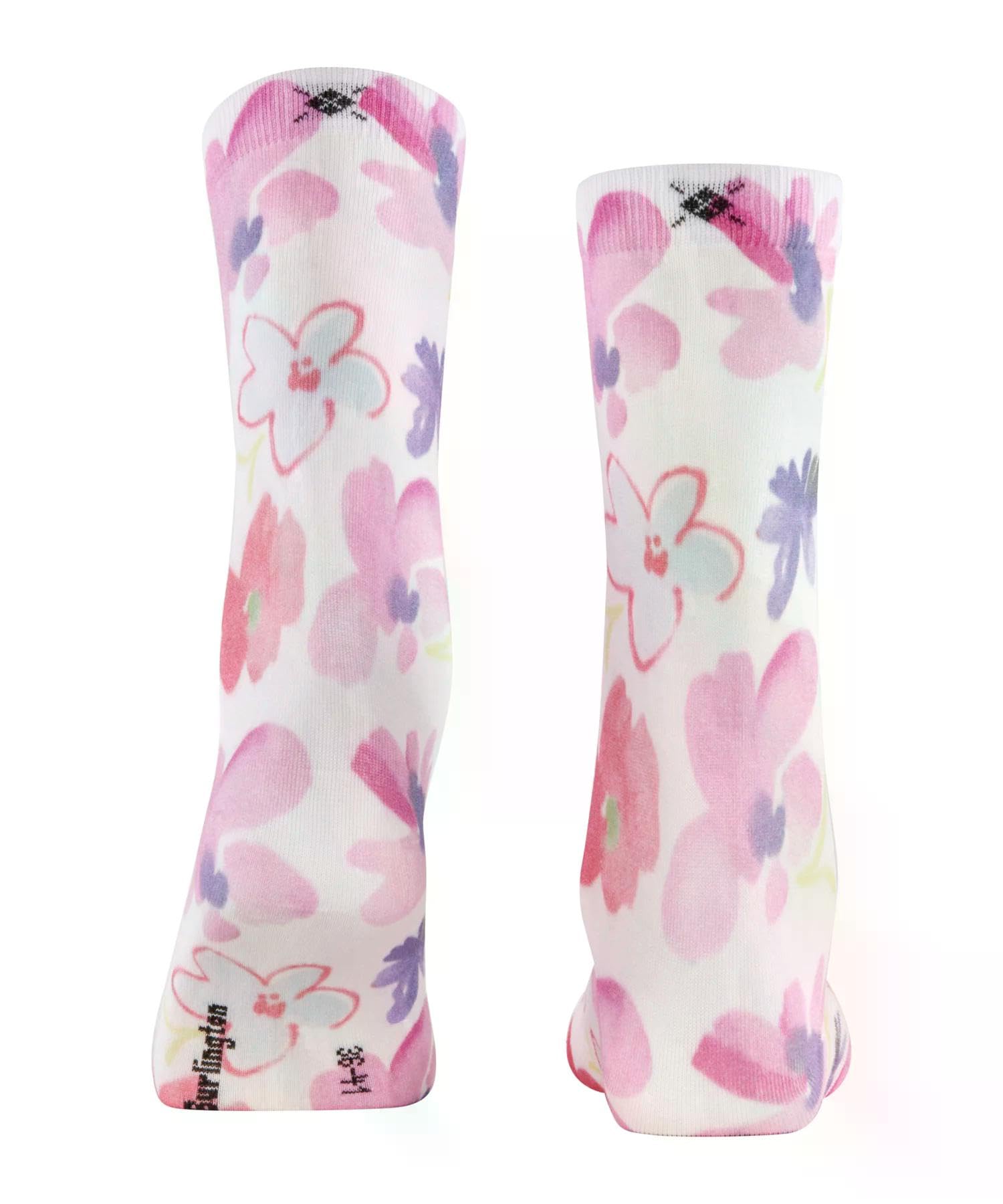 burlington-garden-bloom-chaussettes-femme-blanc-white-2008-36-41 image 2