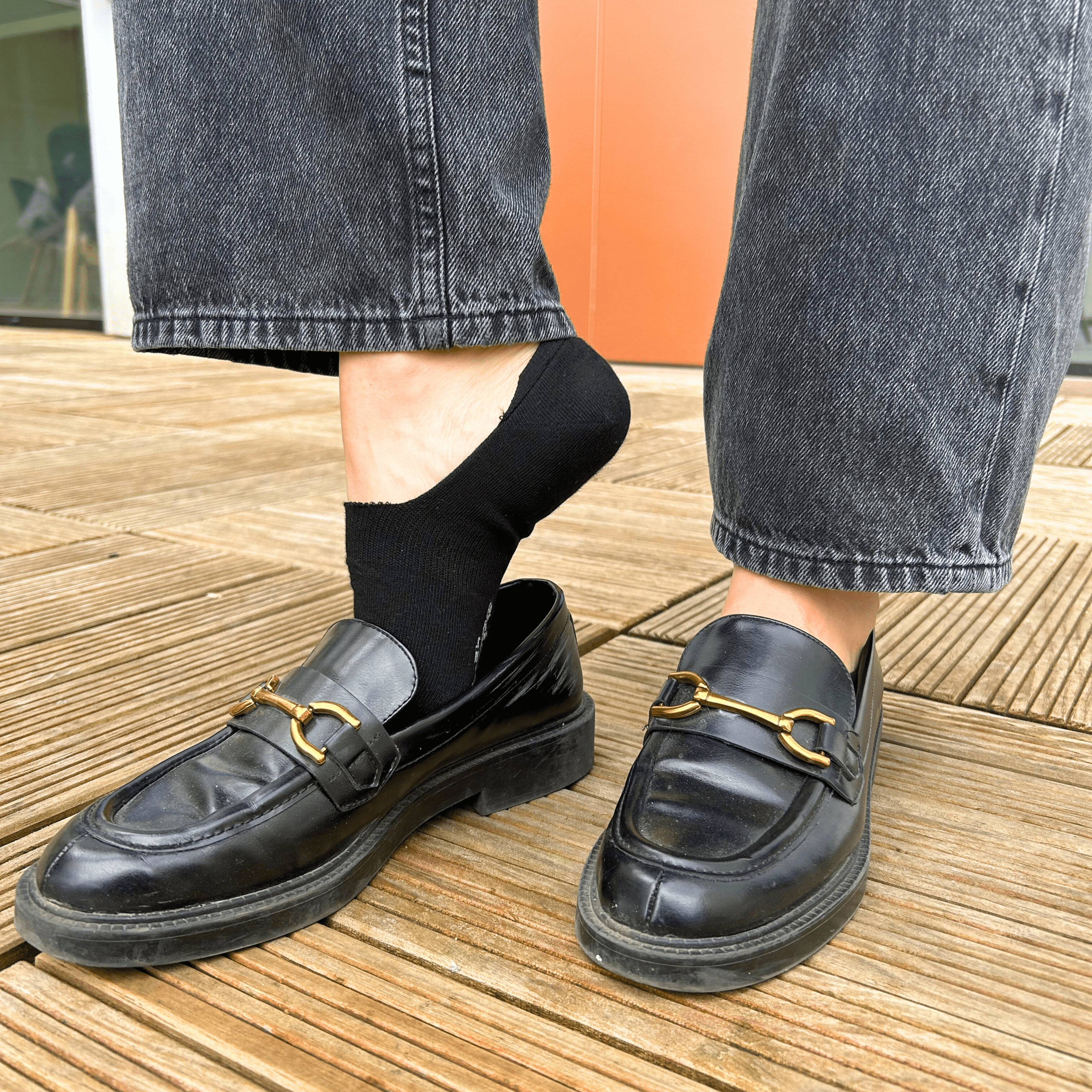 archiduchesse-anne-visible-noir-chaussettes-invisibles-noires-coton image 3