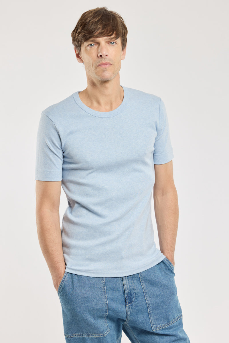 armor-lux-t-shirt-col-ras-du-cou-homme-coton-peign image 1