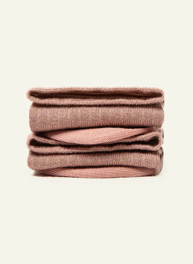 archiduchesse-paillet-e-rose-macaron-chaussettes-courtes-lurex image 1