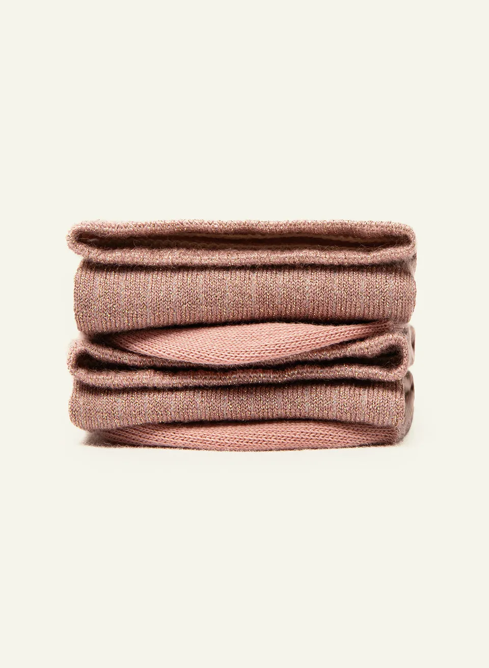 archiduchesse-paillet-e-rose-macaron-chaussettes-courtes-lurex image 1