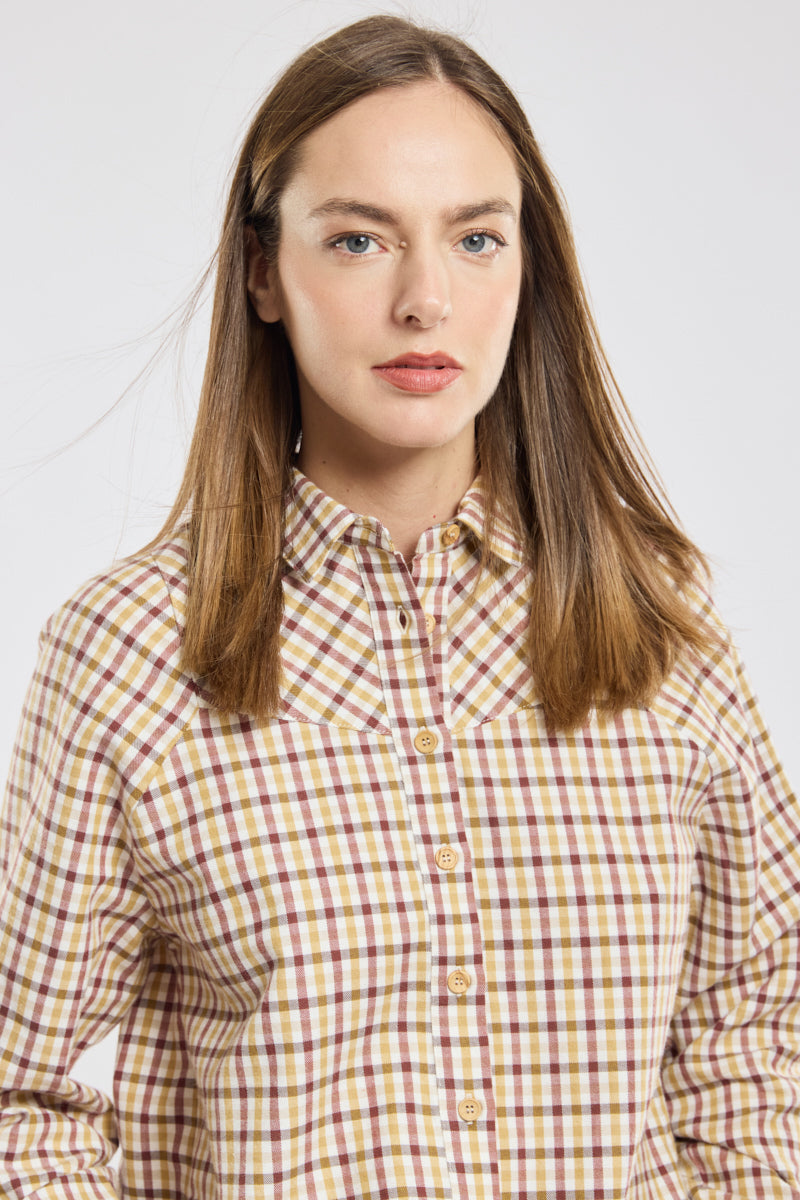 armor-lux-chemise-carreaux-femme-flanelle-100-coton-2 image 2