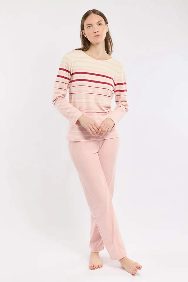 armor-lux-pyjama-ray-femme-coton-pais-2-pi-ces image 1