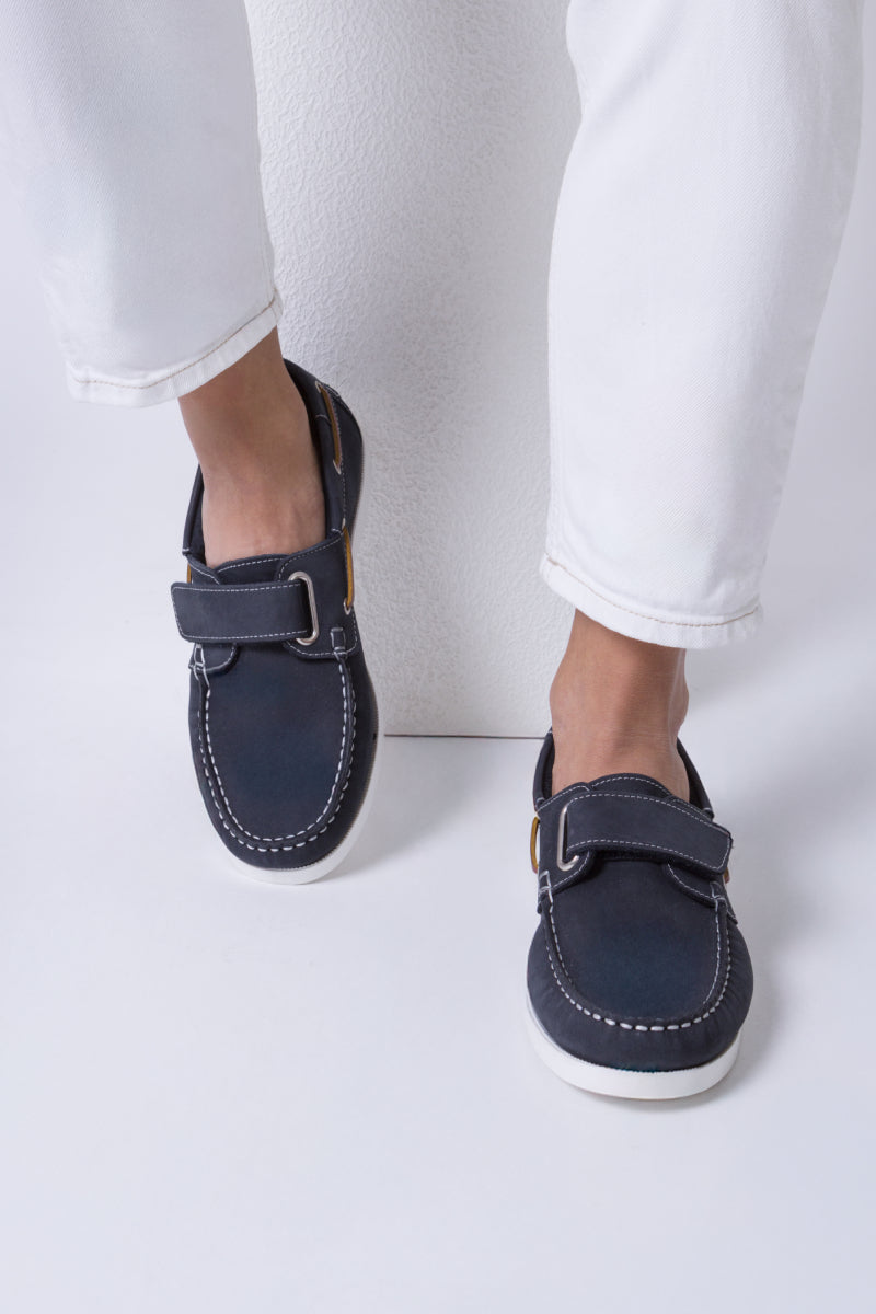 armor-lux-chaussures-bateau-frehalo-homme-cuir-bleu-marine image 1