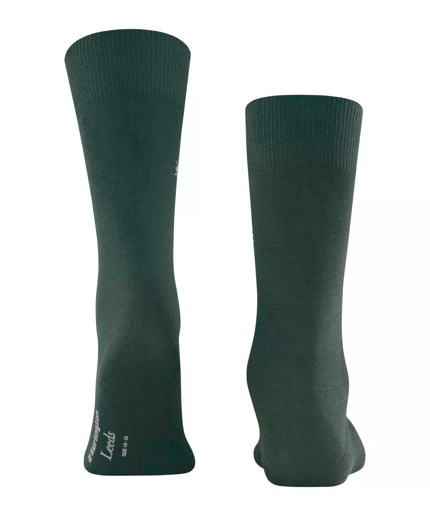 burlington-leeds-chaussettes-homme-coton-laine-unies-vert-forest-40-46 image 2
