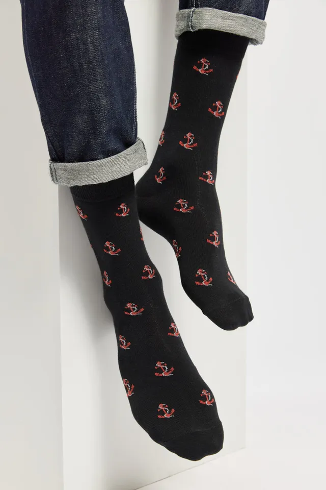 armor-lux-x-maison-broussaud-chaussettes-homme-ancres image 1