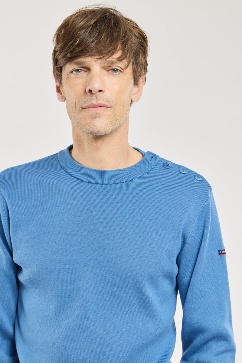 armor-lux-pull-marin-homme-uni-coton image 2