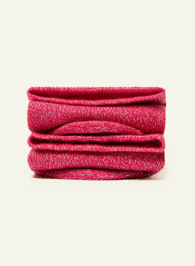 archiduchesse-chaussettes-courtes-paillet-e-fuchsia-lurex image 1