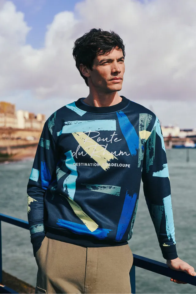 armor-lux-sweat-route-du-rhum-guadeloupe-molleton-mixte image 1