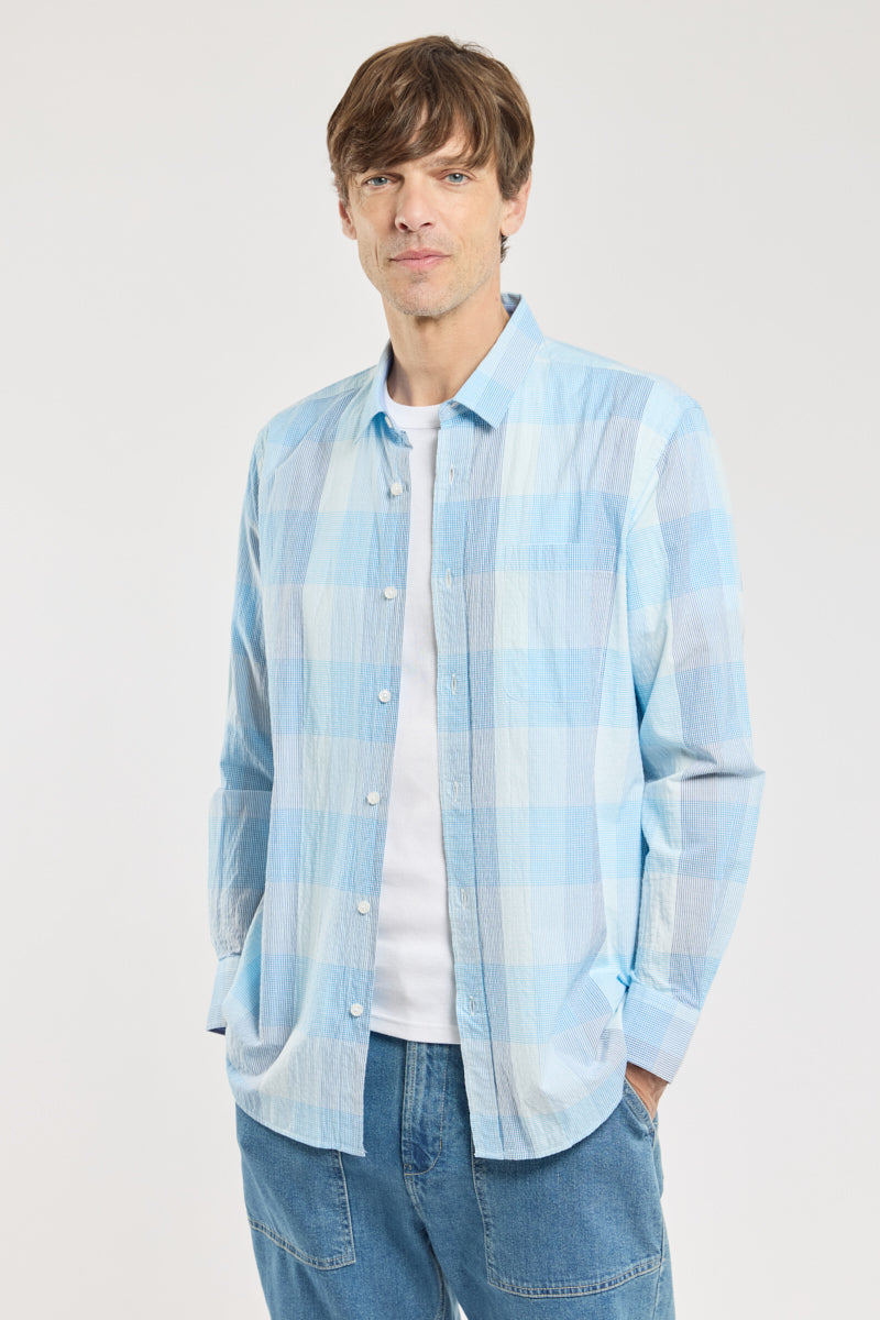 armor-lux-chemise-petits-carreaux-coton-homme-coupe-confort image 1