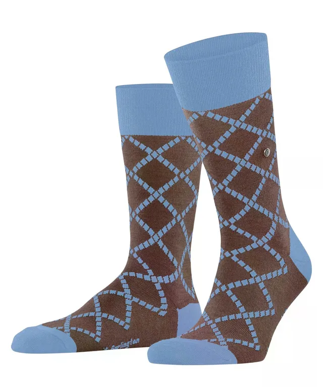 burlington-ferry-road-chaussettes-homme-40-46-marron-hazelnut image 1