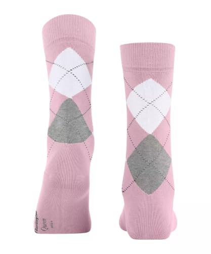 burlington-queen-chaussettes-femme-en-coton-argyle-rose-8653-41-45 image 8