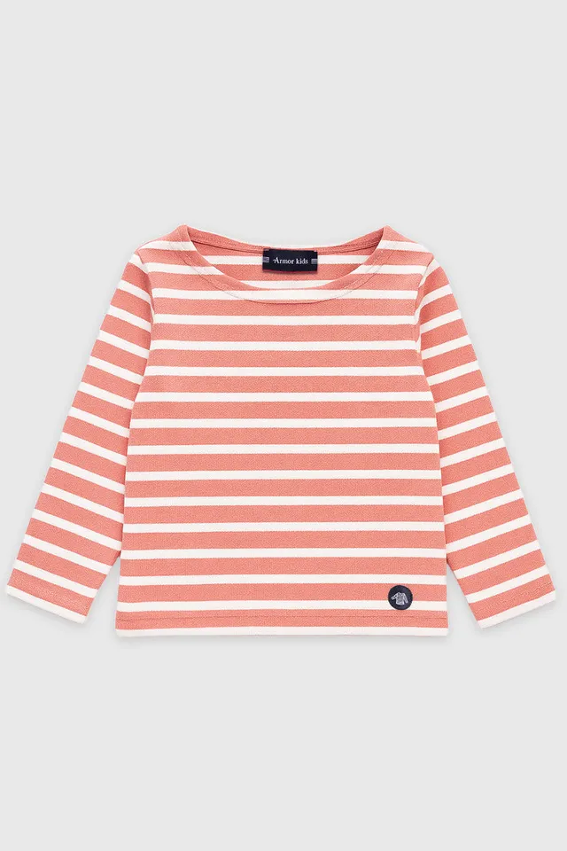 armor-lux-marini-re-enfant-manches-longues-jersey-rustique-coton image 1