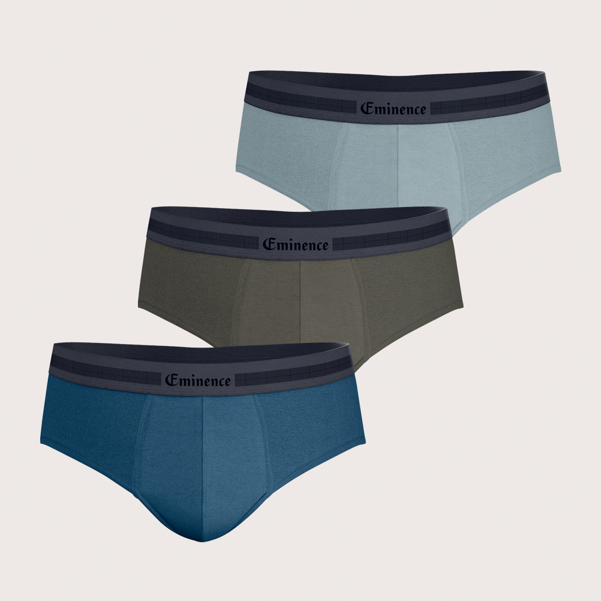 eminence-exception-lot-de-3-slips-homme-coton-stretch-merceris image 1