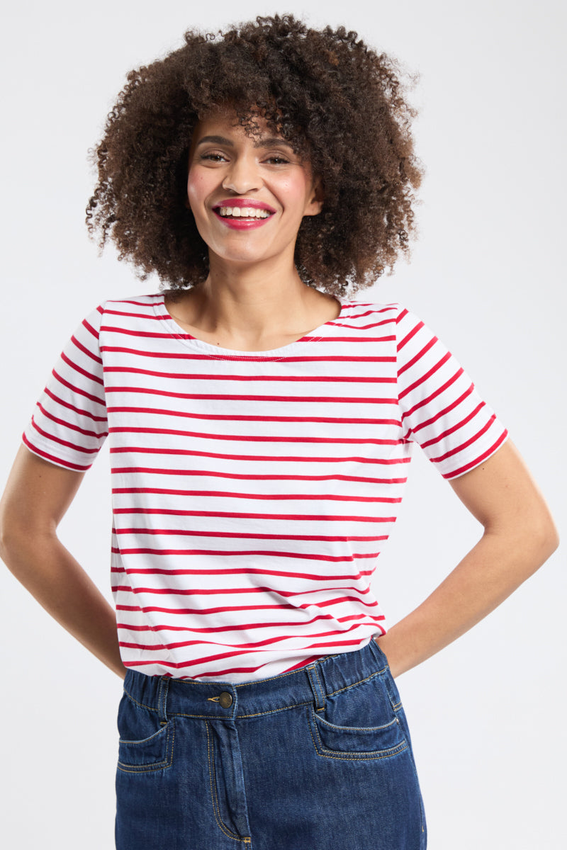 armor-lux-marini-re-femme-manches-courtes-coton-l-ger image 1