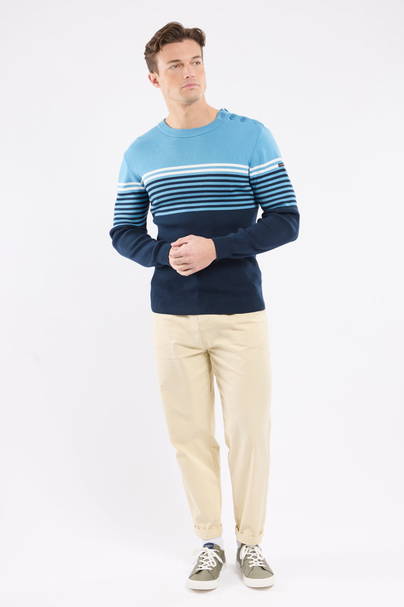 armor-lux-pull-marin-ray-groix-coton-homme image 3