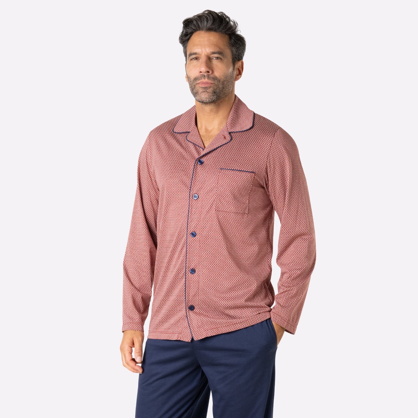 pyjama-long-ouvert-homme-merceris-eminence image 1