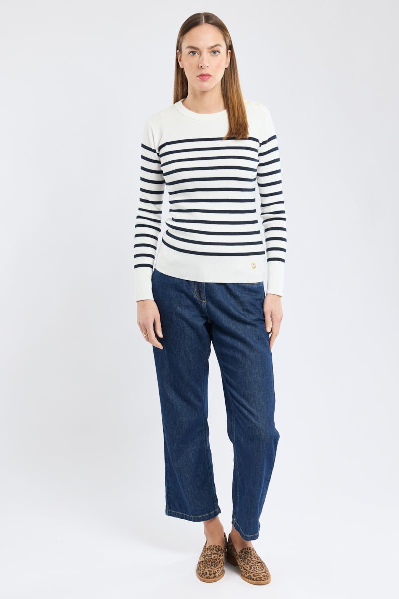 armor-lux-pull-marin-ray-groix-femme-coton-2 image 5
