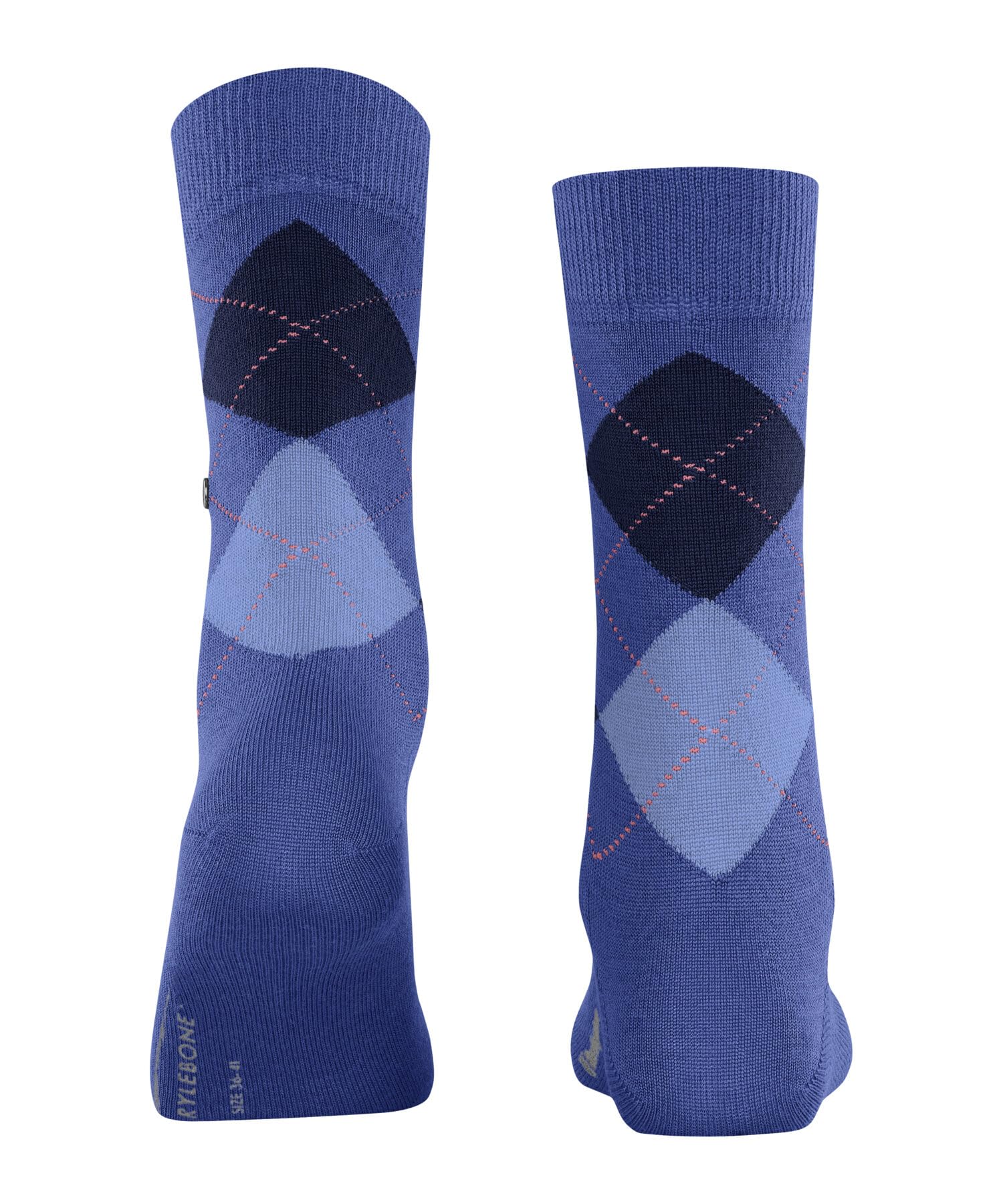 burlington-marylebone-chaussettes-femme-laine-fantaisie-river-blue-36-41 image 2