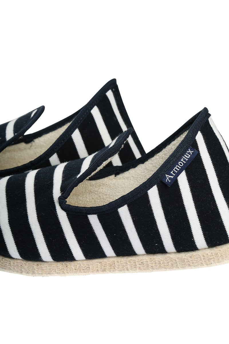 armor-lux-chaussons-charentaises-ray-s-37-43-100-coton-semelle-cr-pe image 3