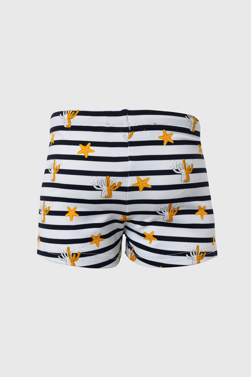 armor-lux-boxer-de-bain-enfant-ray-motifs-marins image 2