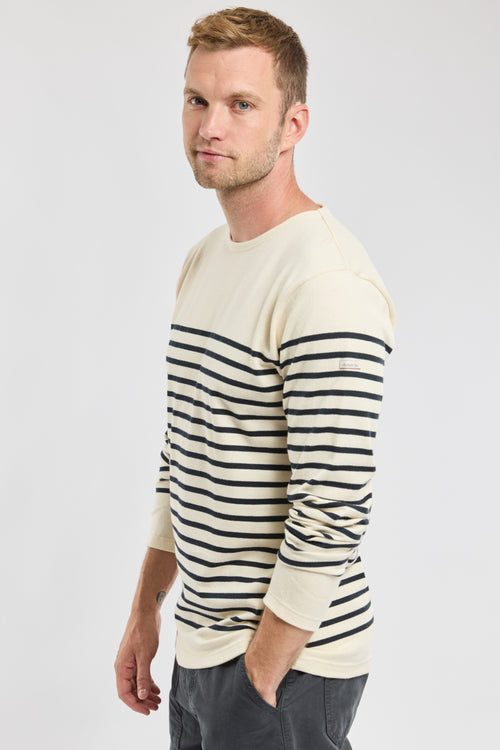 armor-lux-marini-re-bretonne-coton-quitable-col-bateau-rayures-plac-es image 4