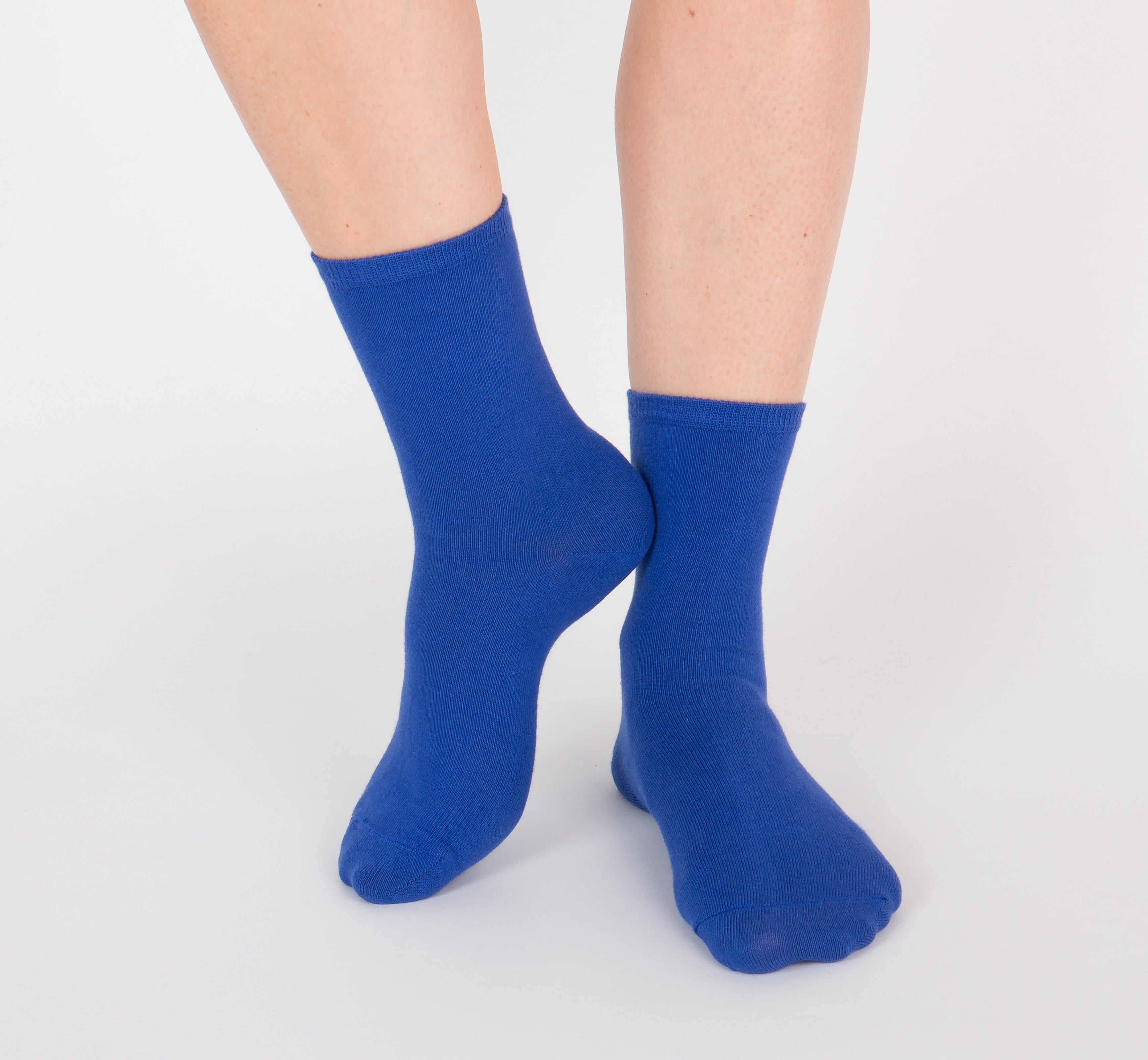 archiduchesse-courte-chaussettes-coton-bleu-monochrome image 6