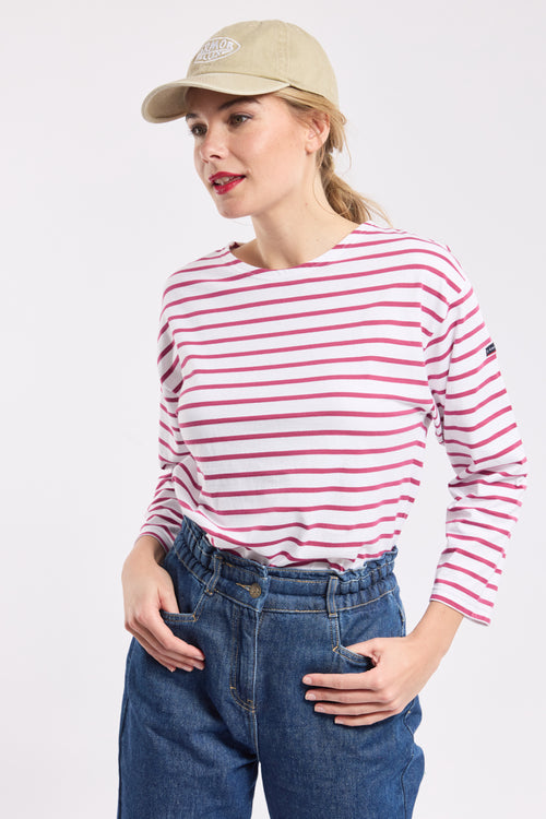 armor-lux-marini-re-femme-manches-3-4-ray-e-coton image 4