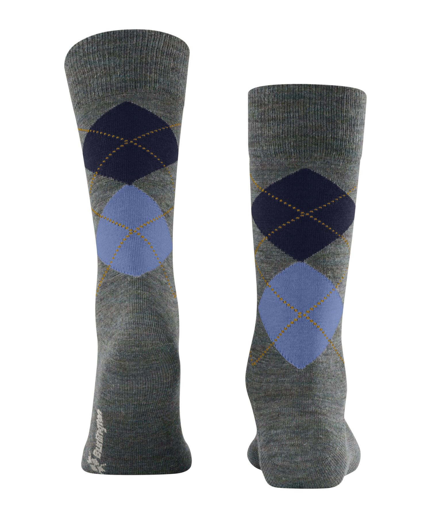 burlington-edinburgh-melange-chaussettes-homme-laine-bleu-cornflower-blue-6337-4 image 2