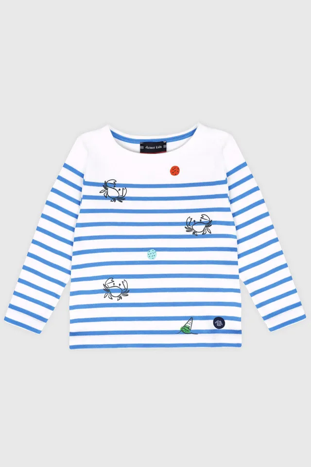 armor-lux-marini-re-crabes-enfant-coton-pais image 1