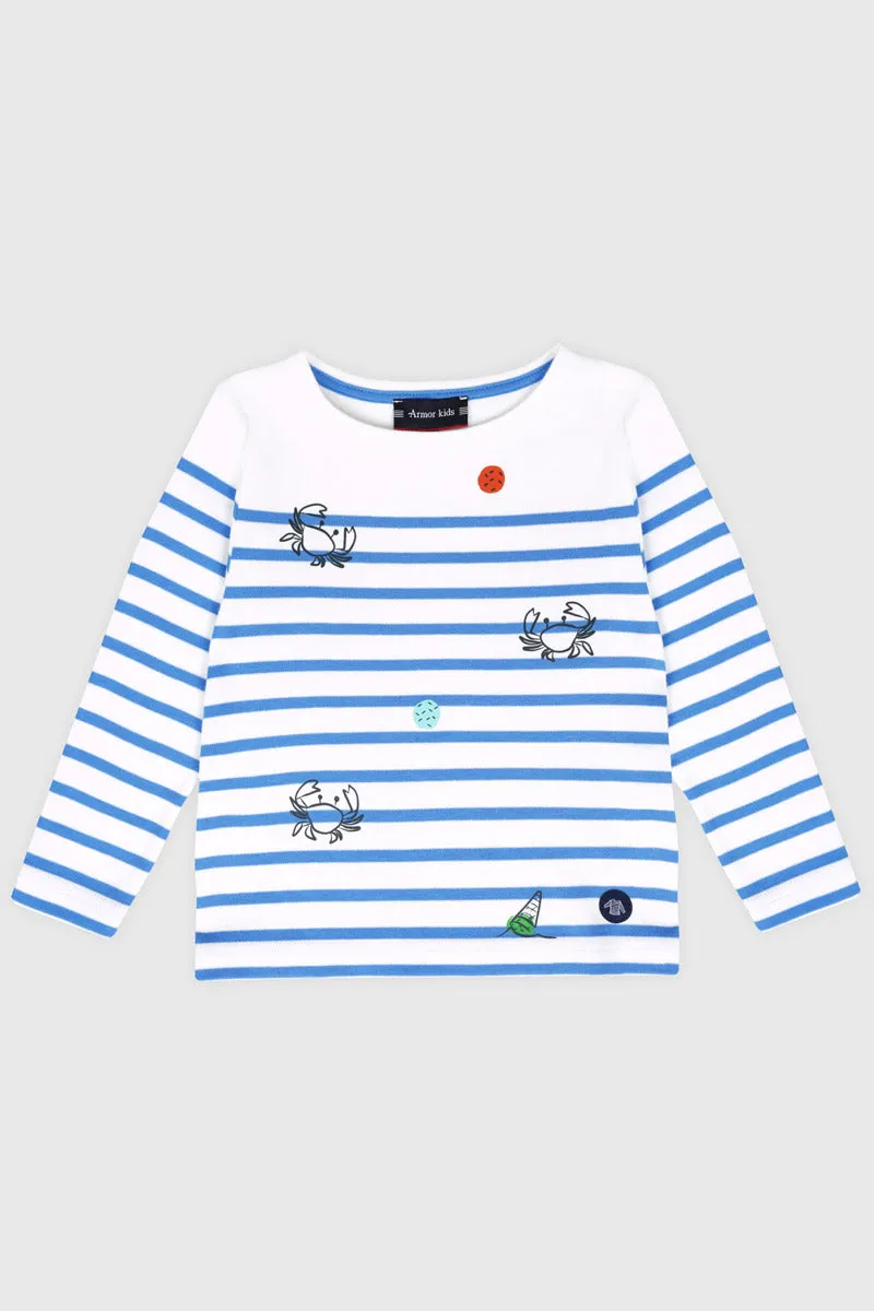 armor-lux-marini-re-crabes-enfant-coton-pais image 1