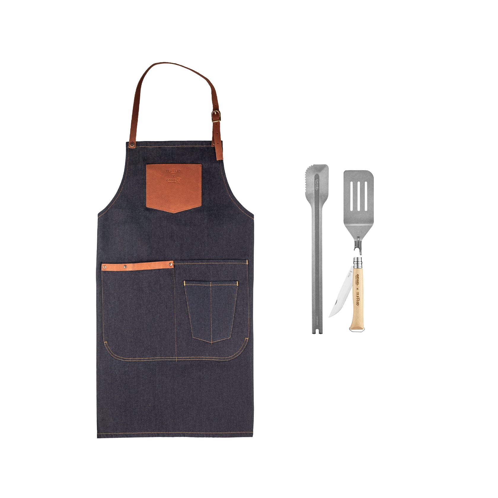 atelier-tuffery-x-opinel-set-barbecue-coffret-partage image 1