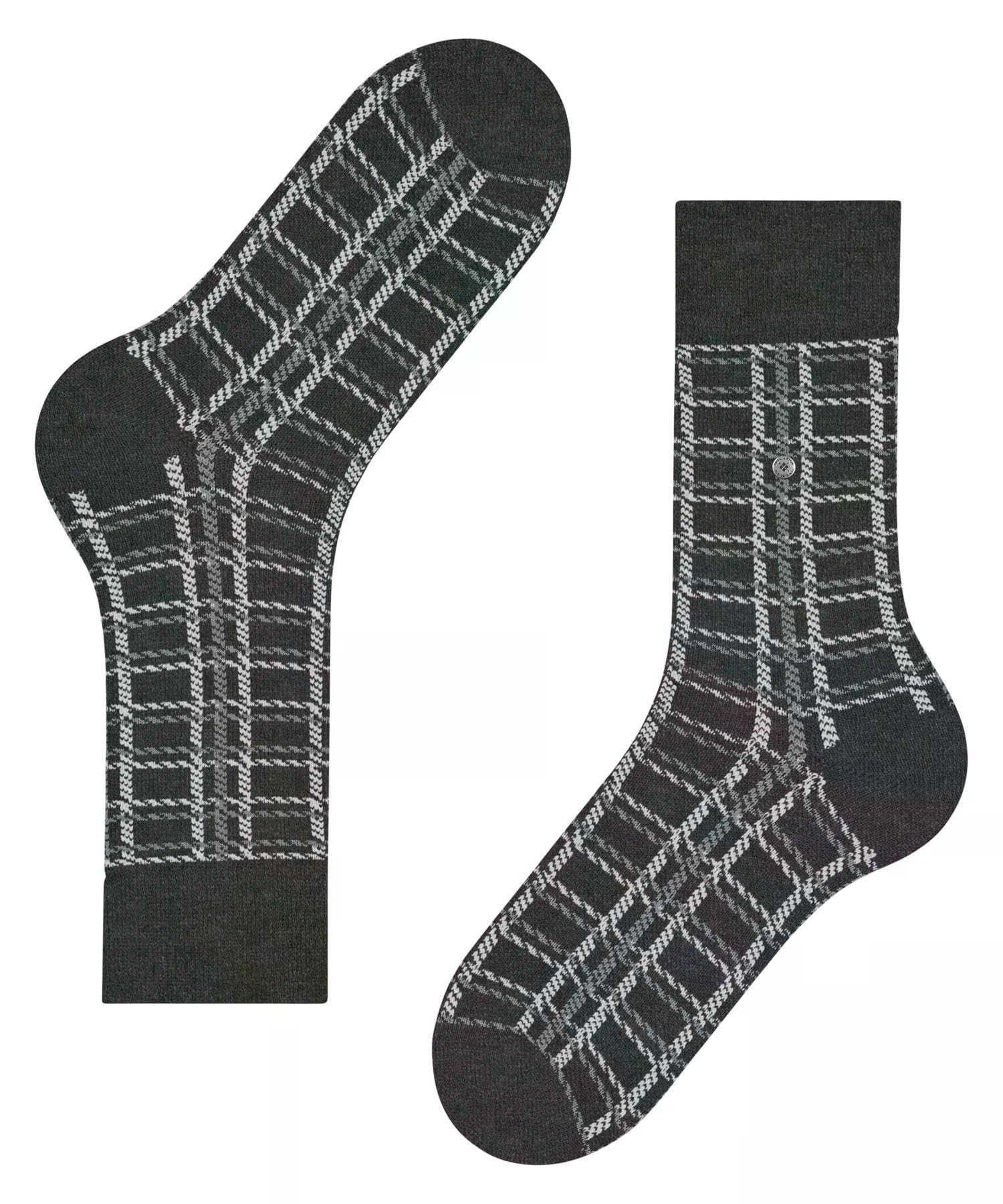 burlington-grid-chaussettes-homme-gris-anthracite-melange-3080-40-46-coton-cache image 6