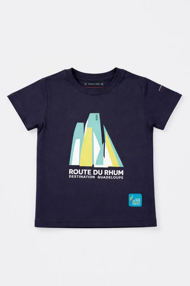 armor-lux-route-du-rhum-t-shirt-kids-destination-guadeloupe image 1