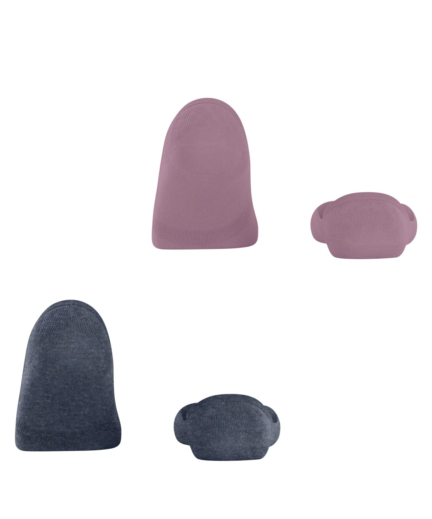 burlington-everyday-multipack-femme-2-paires-invisibles-rose-powder-pink-41-42 image 2