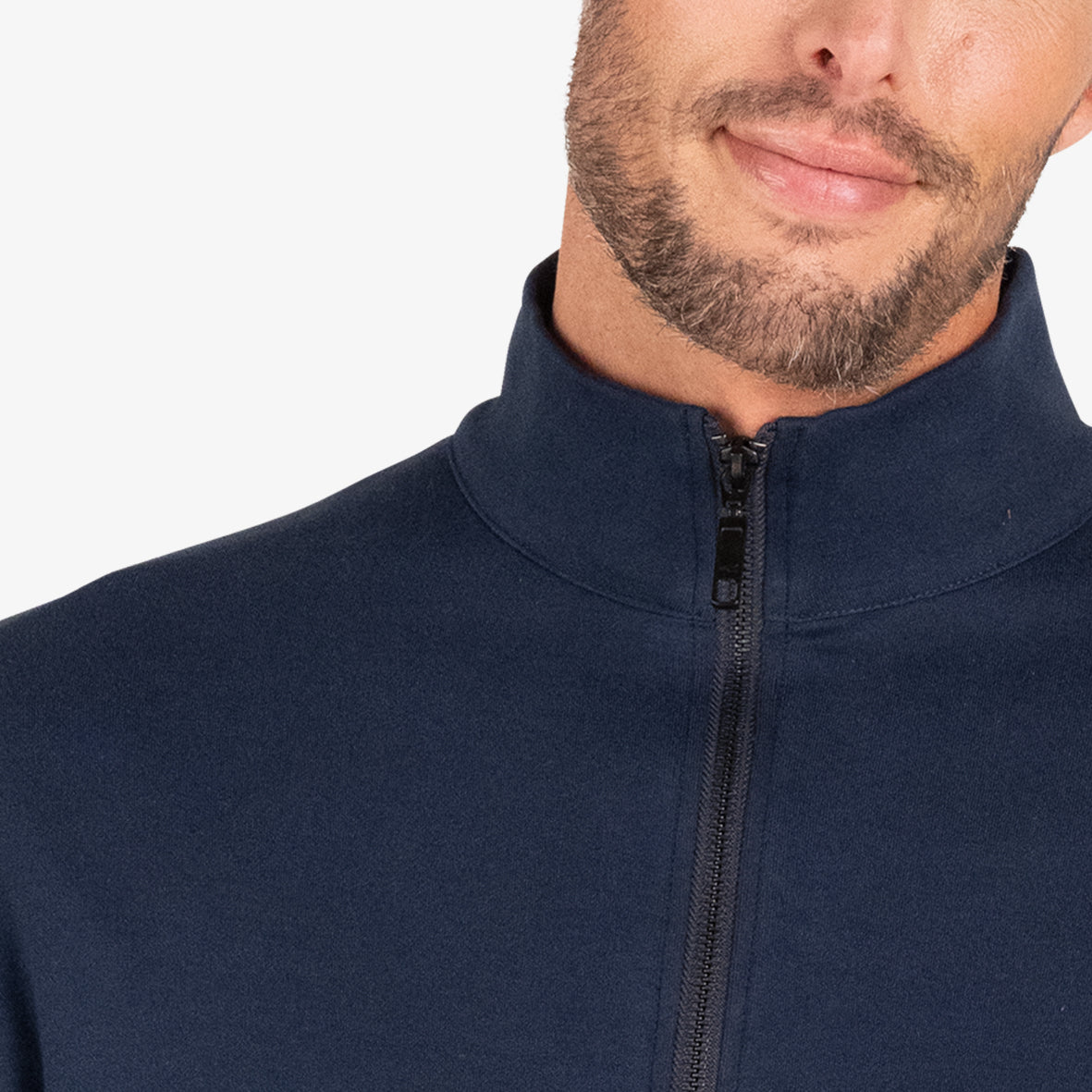 eminence-veste-zipp-e-homme-interlock-100-coton-finitions-jogger image 2