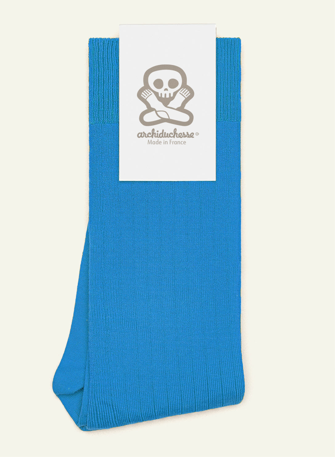 archiduchesse-bleu-gitanes-chaussettes-mi-bas-fil-d-cosse-de-luxe image 4