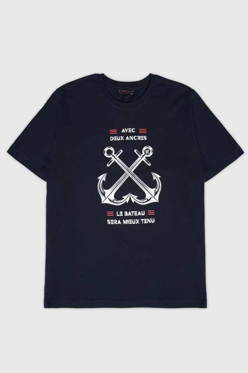 armor-lux-t-shirt-s-rigraphi-amb-almanach-du-marin-breton image 1