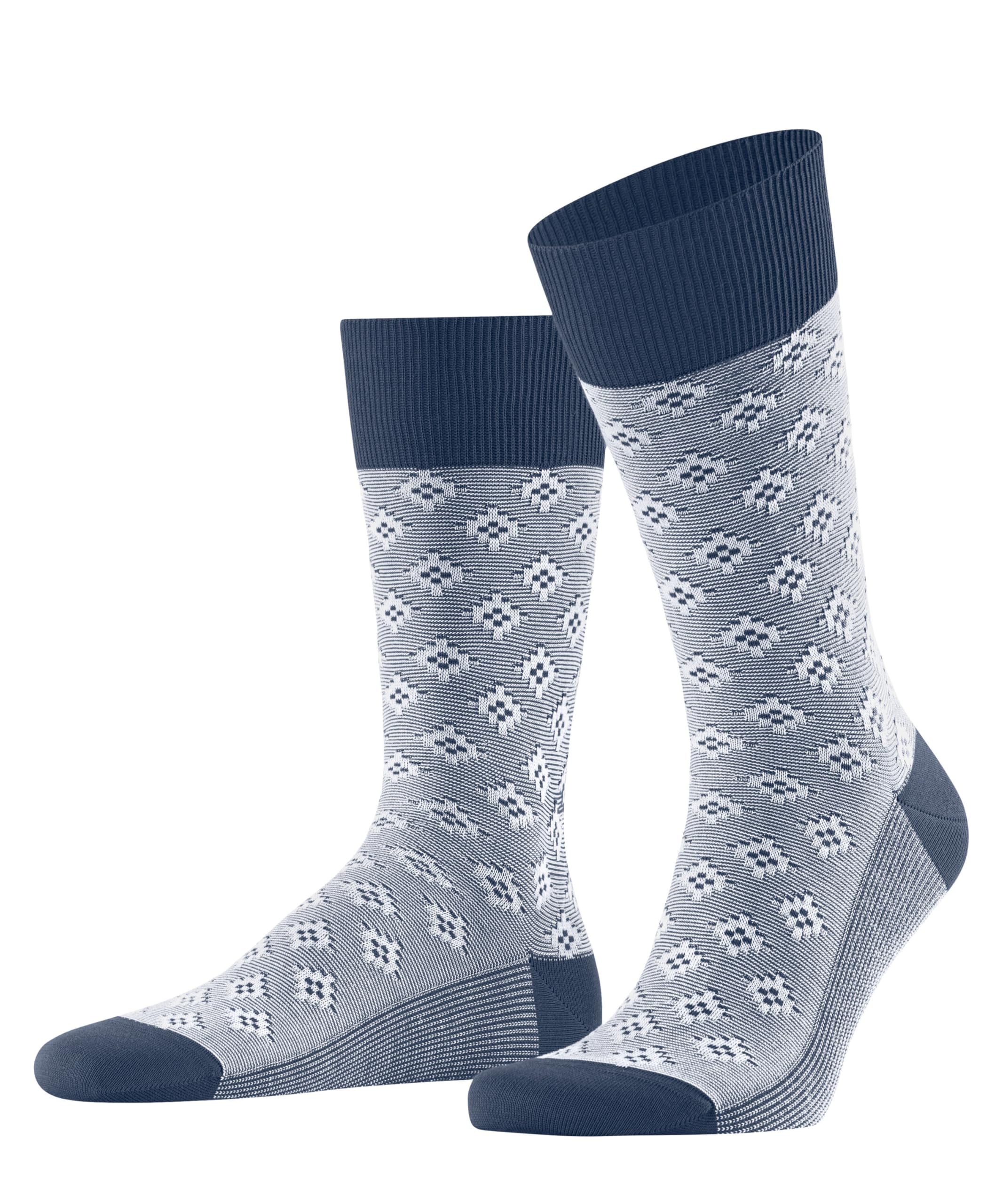 burlington-fresco-flair-chaussettes-homme-mi-mollet-coton-motif-fantaisie image 5