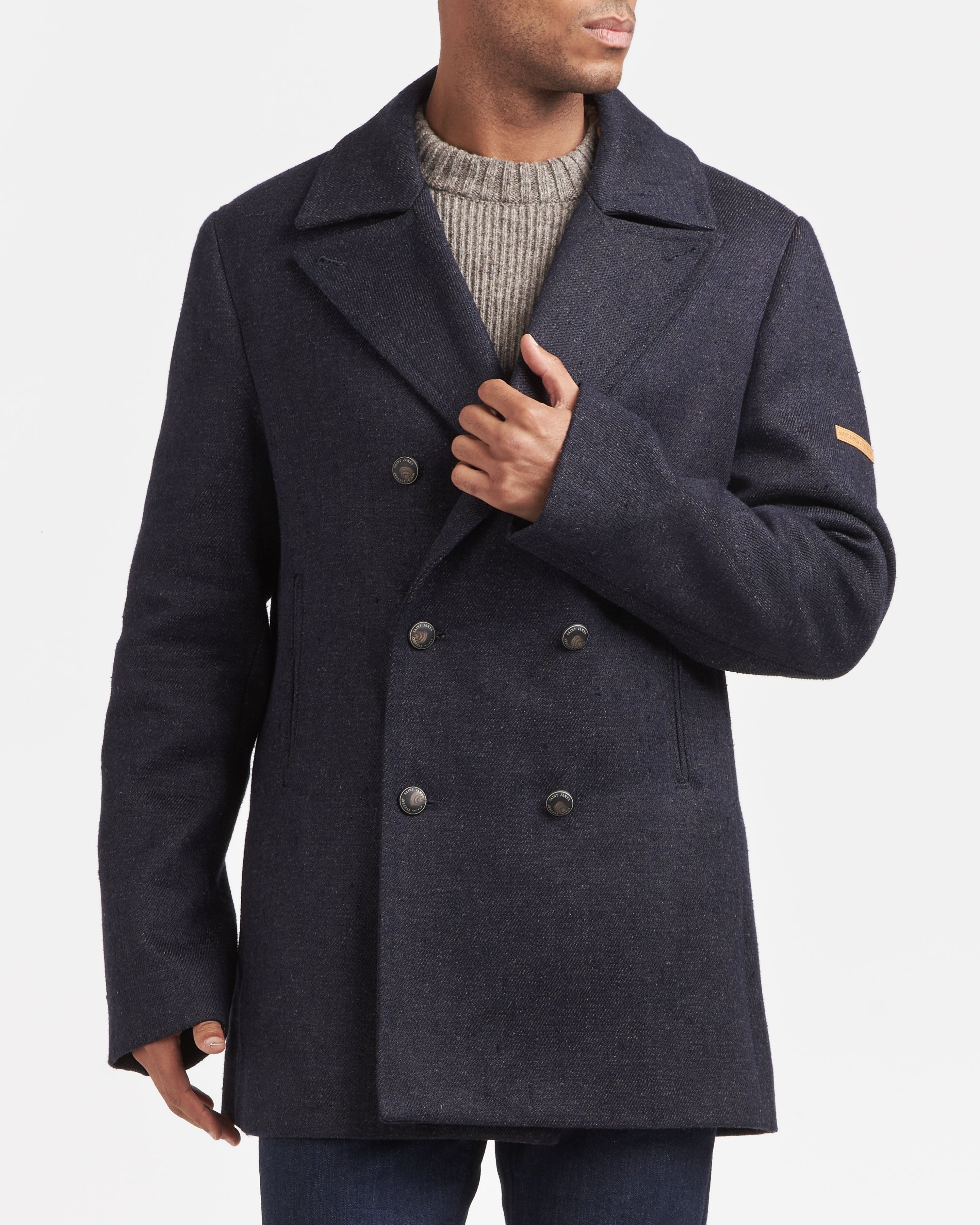 atelier-tuffery-x-saint-james-caban-homme-h-ritage-chanvre-et-laine-fran-aise image 2