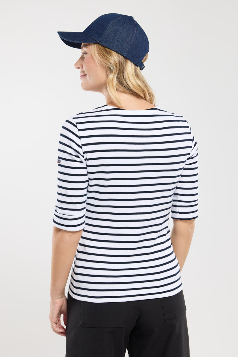 armor-lux-marini-re-femme-col-bateau-coton-pais-interlock image 4