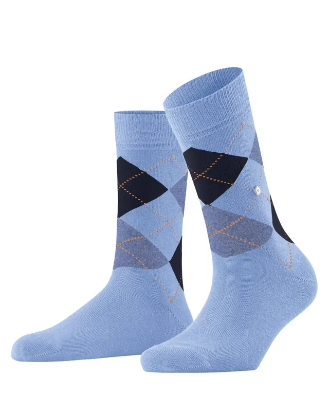 burlington-queen-chaussettes-femme-coton-bleu-light-blue-1-paire-41-45 image 1