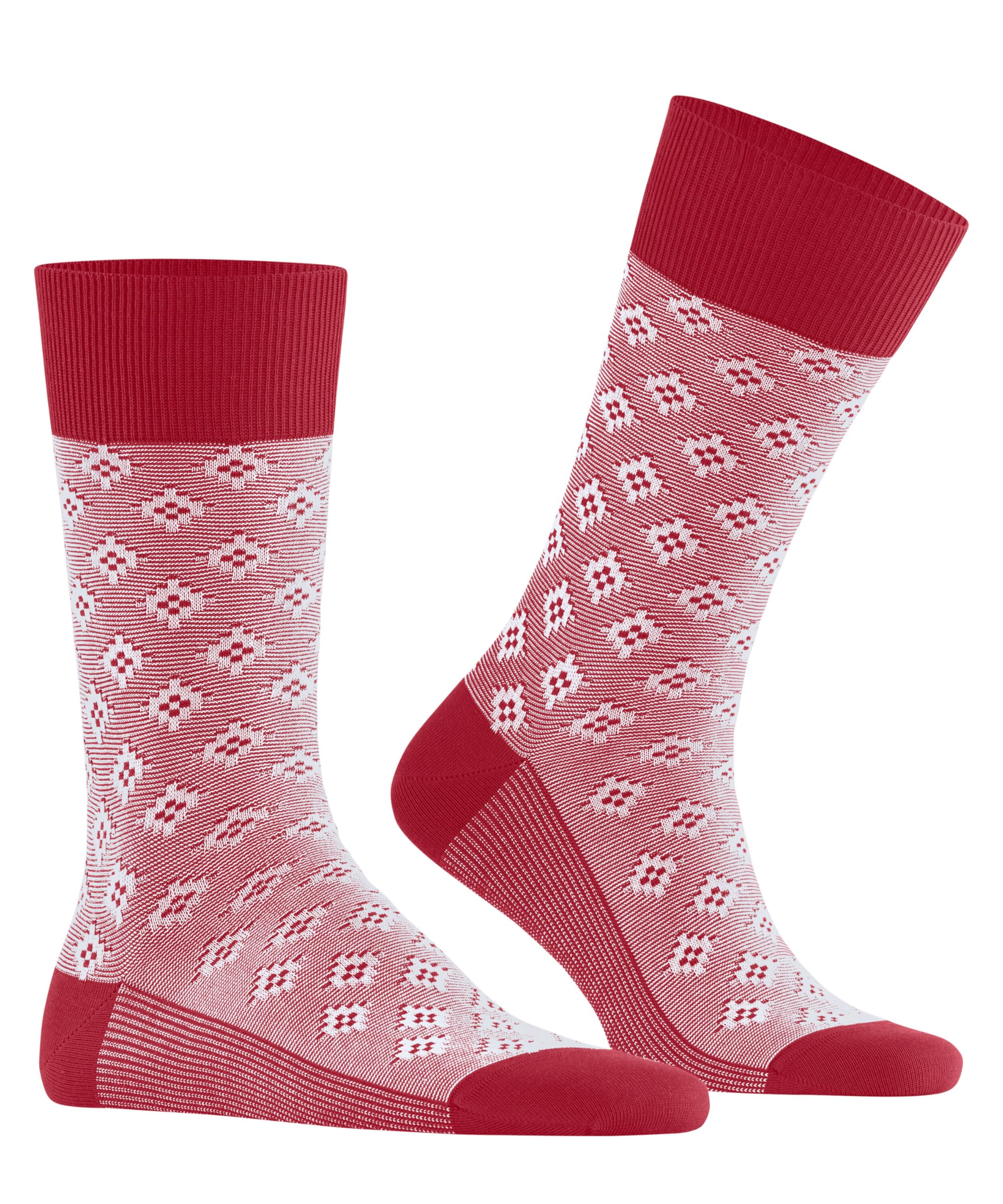 burlington-fresco-flair-chaussettes-homme-mi-mollet-coton-motif-fantaisie image 3